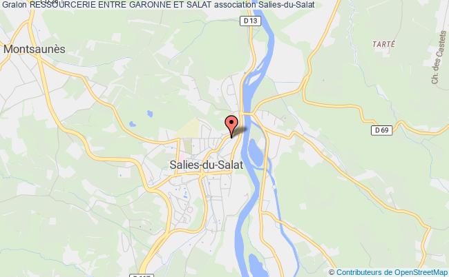 plan association Ressourcerie Entre Garonne Et Salat Salies-du-Salat