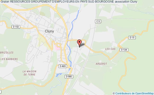 plan association Ressources Groupement D'employeurs En Pays Sud Bourgogne Cluny