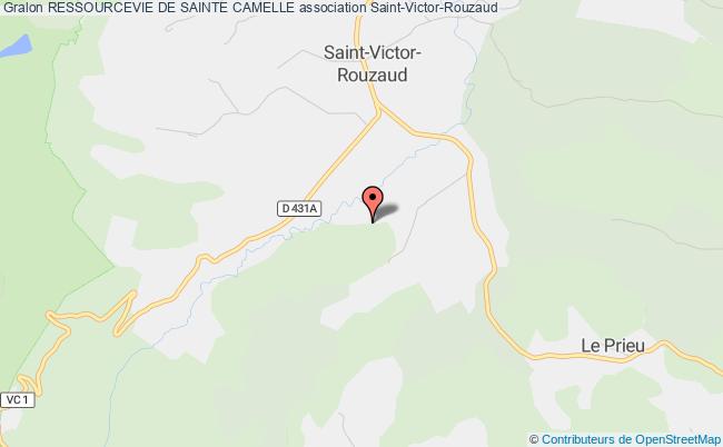 plan association Ressourcevie De Sainte Camelle Saint-Victor-Rouzaud