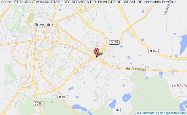 plan association Restaurant Administratif Des Services Des Finances De Bressuire Bressuire