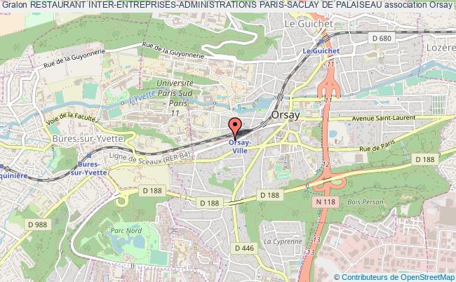 RESTAURANT INTER-ENTREPRISES-ADMINISTRATIONS PARIS-SACLAY DE PALAISEAU