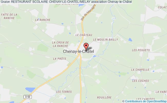 plan association Restaurant Scolaire Chenay-le-chatel/melay Chenay-le-Châtel