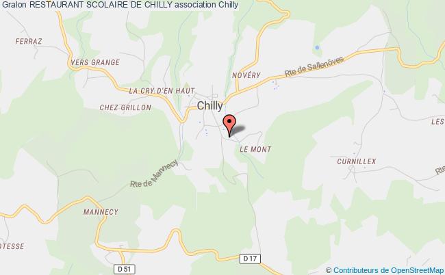 plan association Restaurant Scolaire De Chilly Chilly