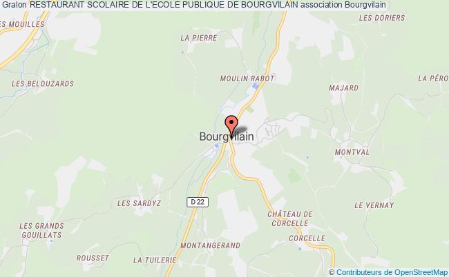 plan association Restaurant Scolaire De L'ecole Publique De Bourgvilain Bourgvilain