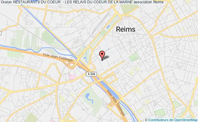 plan association Restaurants Du Coeur  - Les Relais Du Coeur De La Marne Reims