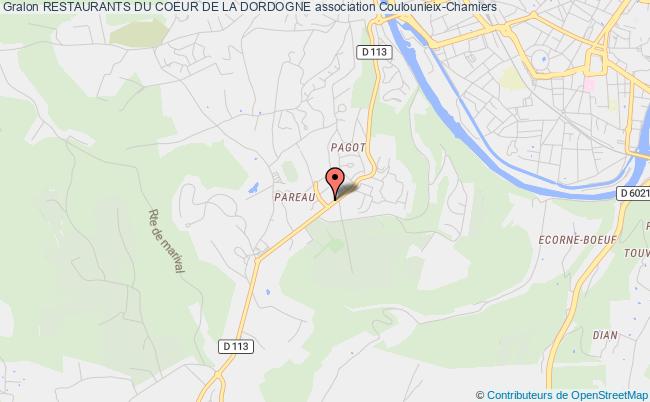 plan association Restaurants Du Coeur De La Dordogne Coulounieix-Chamiers