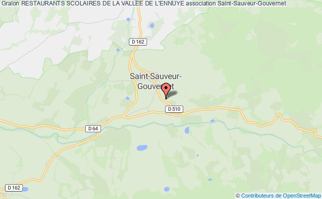 plan association Restaurants Scolaires De La Vallee De L'ennuye Saint-Sauveur-Gouvernet
