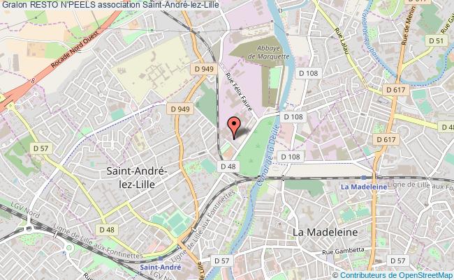 plan association Resto N'peels Saint-André-lez-Lille