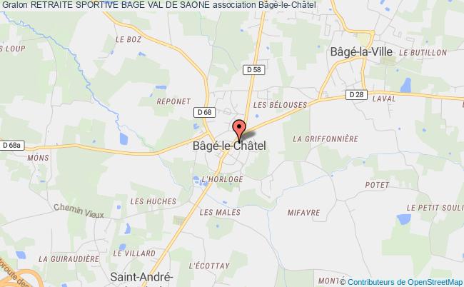 plan association Retraite Sportive Bage Val De Saone 
