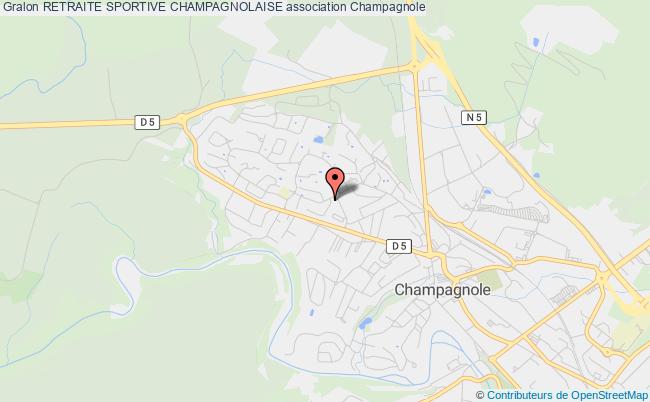 plan association Retraite Sportive Champagnolaise Champagnole