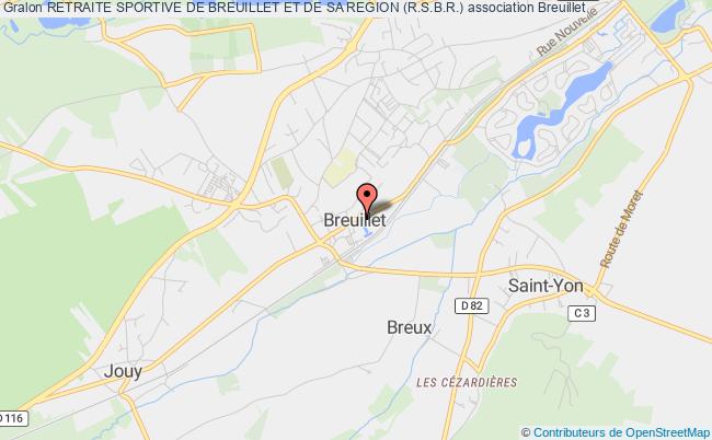 plan association Retraite Sportive De Breuillet Et De Sa Region (r.s.b.r.) Breuillet