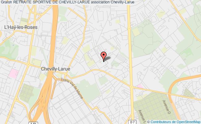 plan association Retraite Sportive De Chevilly-larue Chevilly-Larue