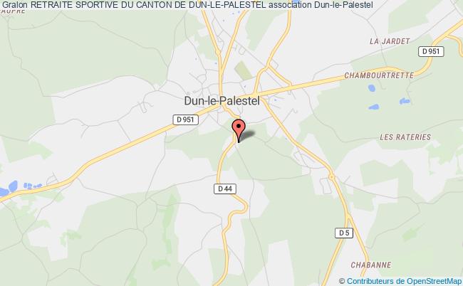 plan association Retraite Sportive Du Canton De Dun-le-palestel Dun-le-Palestel