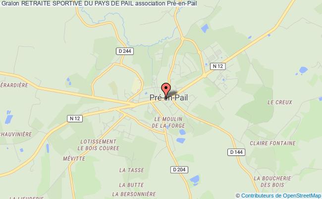 plan association Retraite Sportive Du Pays De Pail Pré-en-Pail