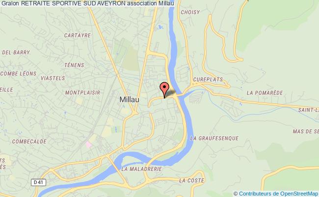 plan association Retraite Sportive Sud Aveyron Millau