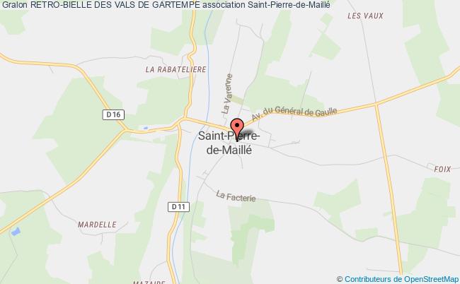 plan association Retro-bielle Des Vals De Gartempe Saint-Pierre-de-Maillé