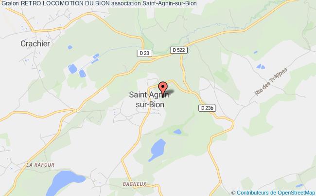 plan association Retro Locomotion Du Bion Saint-Agnin-sur-Bion
