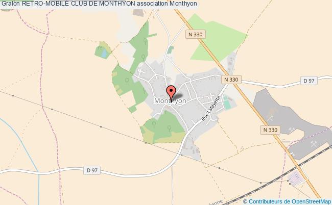 plan association Retro-mobile Club De Monthyon Monthyon