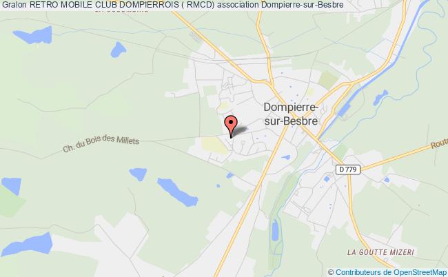 plan association Retro Mobile Club Dompierrois ( Rmcd) Dompierre-sur-Besbre