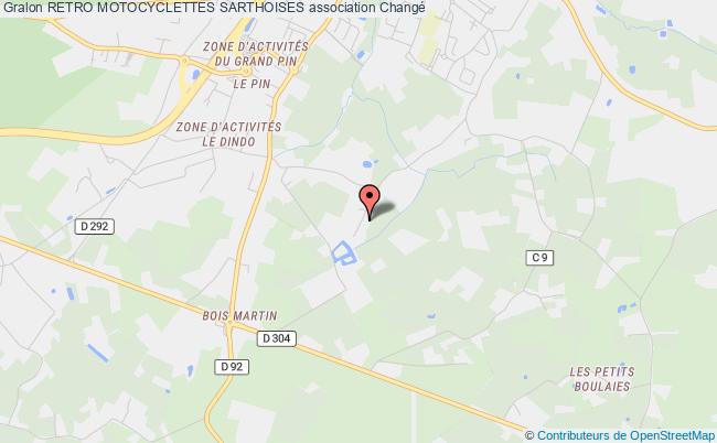 plan association Retro Motocyclettes Sarthoises Changé