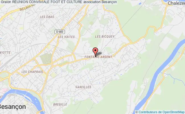 plan association RÉunion Conviviale Foot Et Culture Besançon