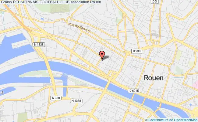 plan association RÉunionnais Football Club Rouen