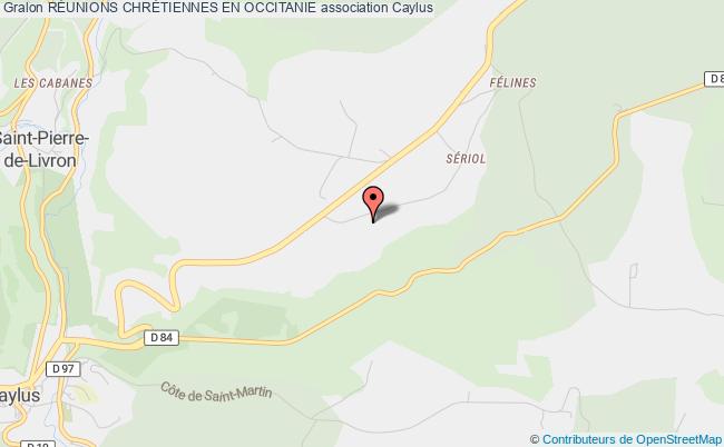 plan association RÉunions ChrÉtiennes En Occitanie Caylus