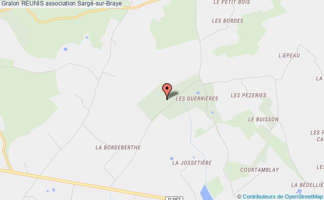plan association RÉunis Sargé-sur-Braye