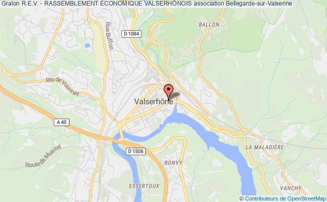 plan association R.e.v. - Rassemblement Économique ValserhÔnois Valserhône