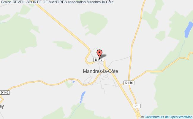 plan association Reveil Sportif De Mandres Mandres-la-Côte