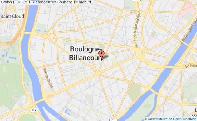 plan association RÉvÉlateur Boulogne-Billancourt