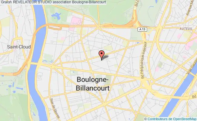 plan association Revelateur Studio Boulogne-Billancourt