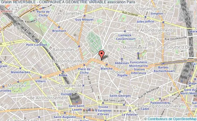 plan association Reversible - Compagnie A Geometrie Variable Paris