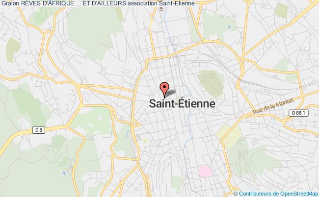 plan association RÊves D'afrique ... Et D'ailleurs Saint-Étienne