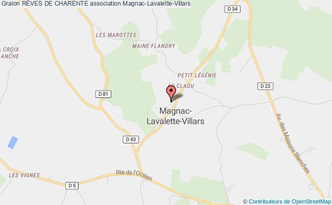 plan association RÊves De Charente Magnac-Lavalette-Villars