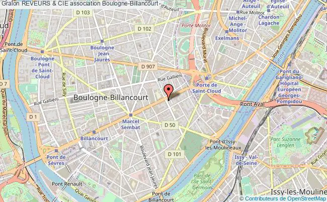 plan association Reveurs & Cie Boulogne-Billancourt