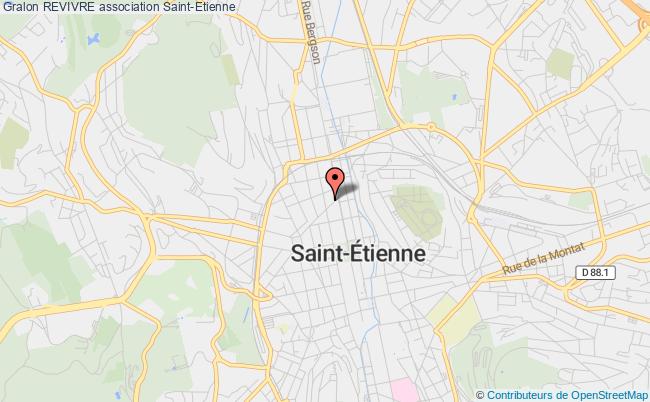 plan association Revivre Saint-Étienne