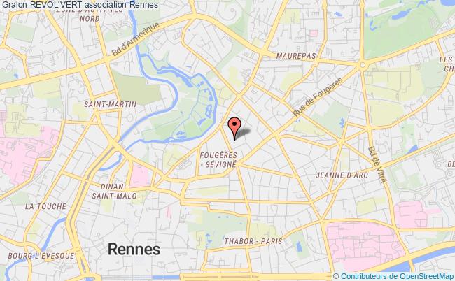 plan association Revol'vert Rennes