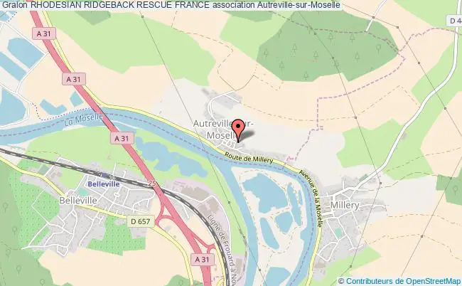 plan association Rhodesian Ridgeback Rescue France Autreville-sur-Moselle
