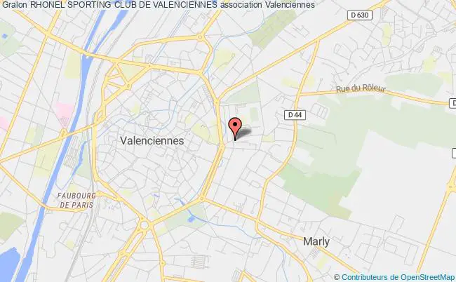 plan association Rhonel Sporting Club De Valenciennes Valenciennes