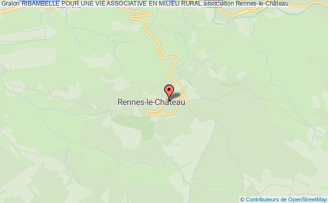 plan association Ribambelle Pour Une Vie Associative En Milieu Rural Rennes-le-Château
