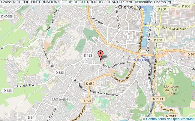 plan association Richelieu International Club De Cherbourg - Chantereyne Cherbourg-Octeville