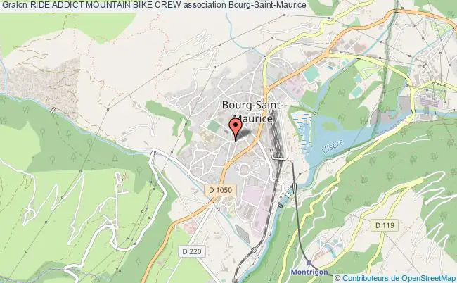 plan association Ride Addict Mountain Bike Crew Bourg-Saint-Maurice