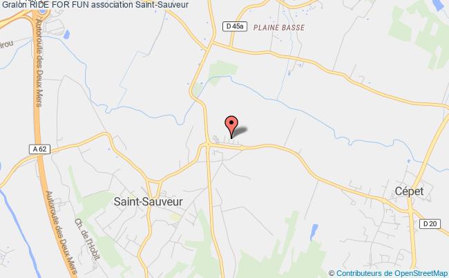 plan association Ride For Fun Saint-Sauveur