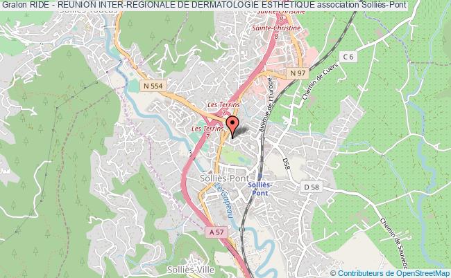 plan association Ride - Reunion Inter-regionale De Dermatologie Esthetique Solliès-Pont