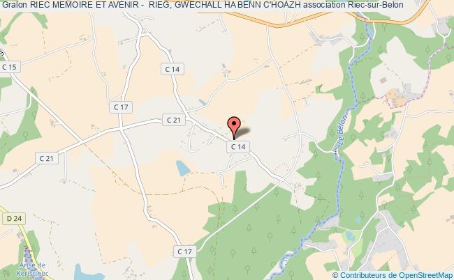 RIEC MEMOIRE ET AVENIR -  RIEG, GWECHALL HA BENN C'HOAZH