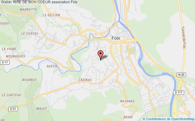 plan association Rire De Bon Coeur Foix