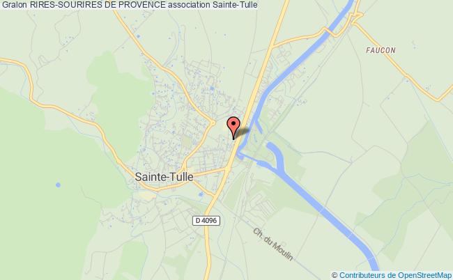 plan association Rires-sourires De Provence Sainte-Tulle