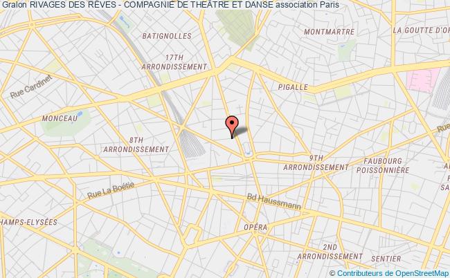 plan association Rivages Des RÊves - Compagnie De TheÂtre Et Danse Paris