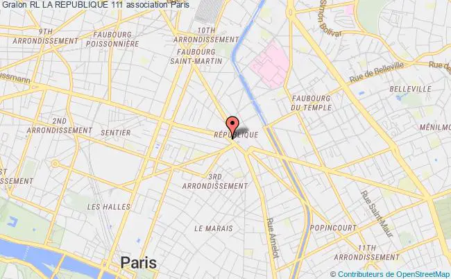 plan association Rl La Republique 111 Paris
